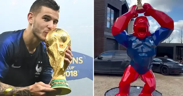 Scène spectaculaire : Lucas Hernández érige un monument "King Kong" à la Coupe du Monde 2018 dans son domicile
