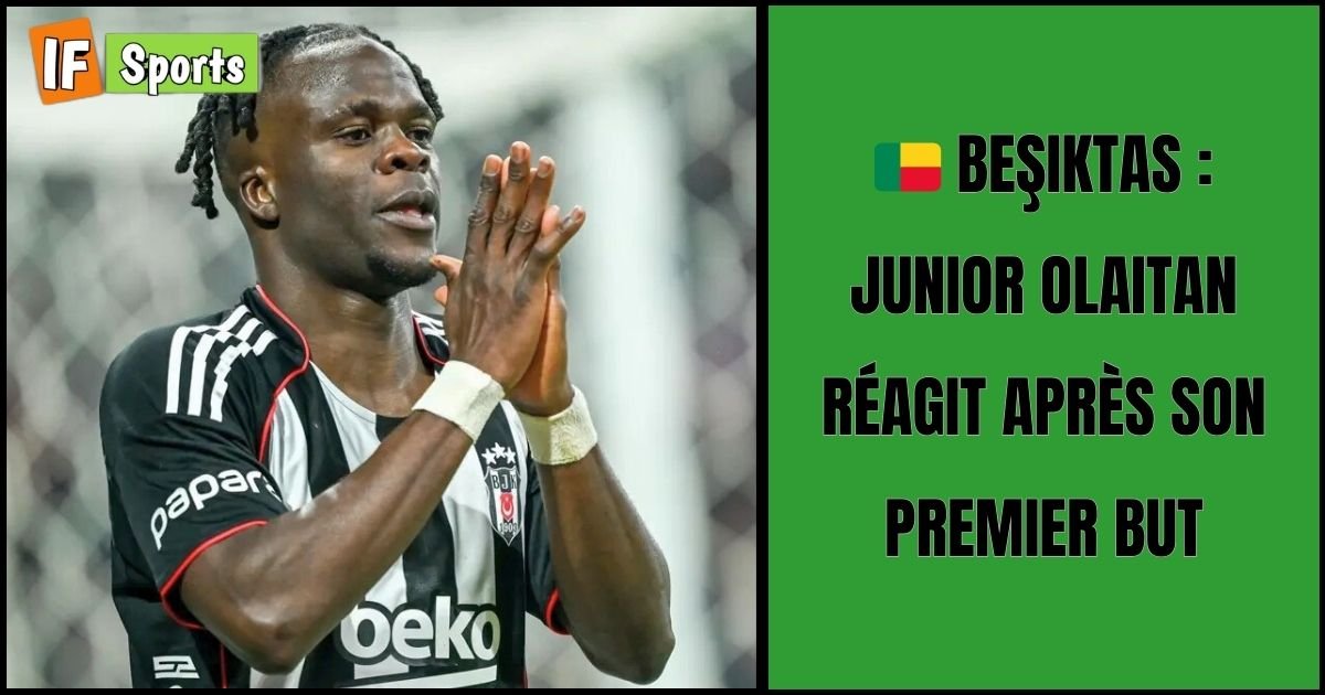Beşiktas : Junior Olaitan réagit après son premier but contre Göztepe
