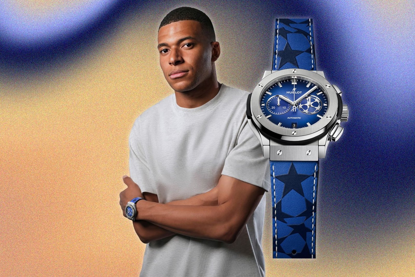 14 300 € ! Valeur de la montre porte-bonheur de Mbappé pour célébrer Hublot et la LDC