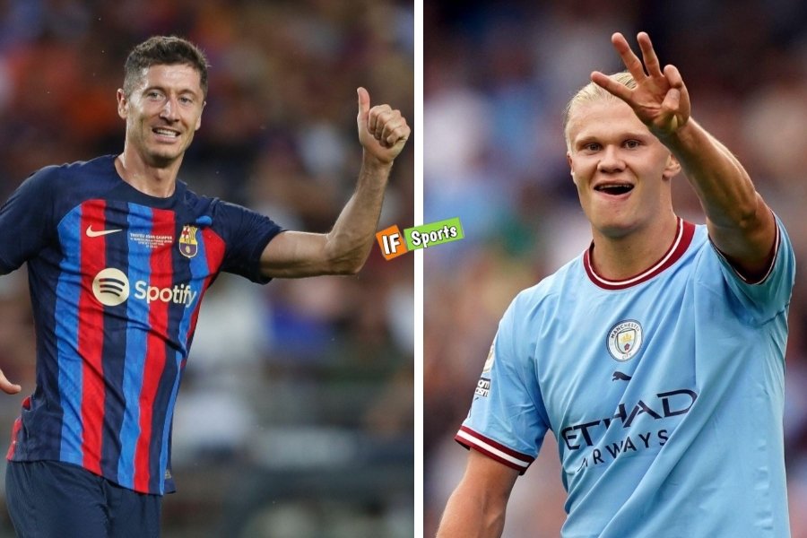 FC Barcelone : Hansi Flick veut remplacer Lewandowski par Haaland